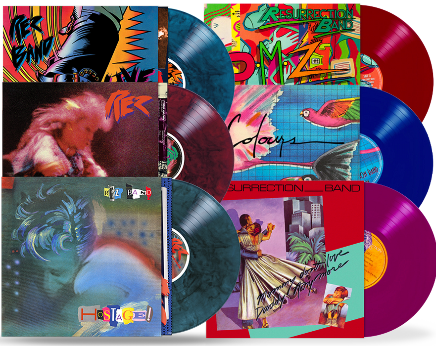 REZ BAND - 6 LIMITED RUN VINYL BUNDLE, Colors, Mommy Don't Love Daddy, DMZ, Bootleg, Hostage, Between Heaven and Hell