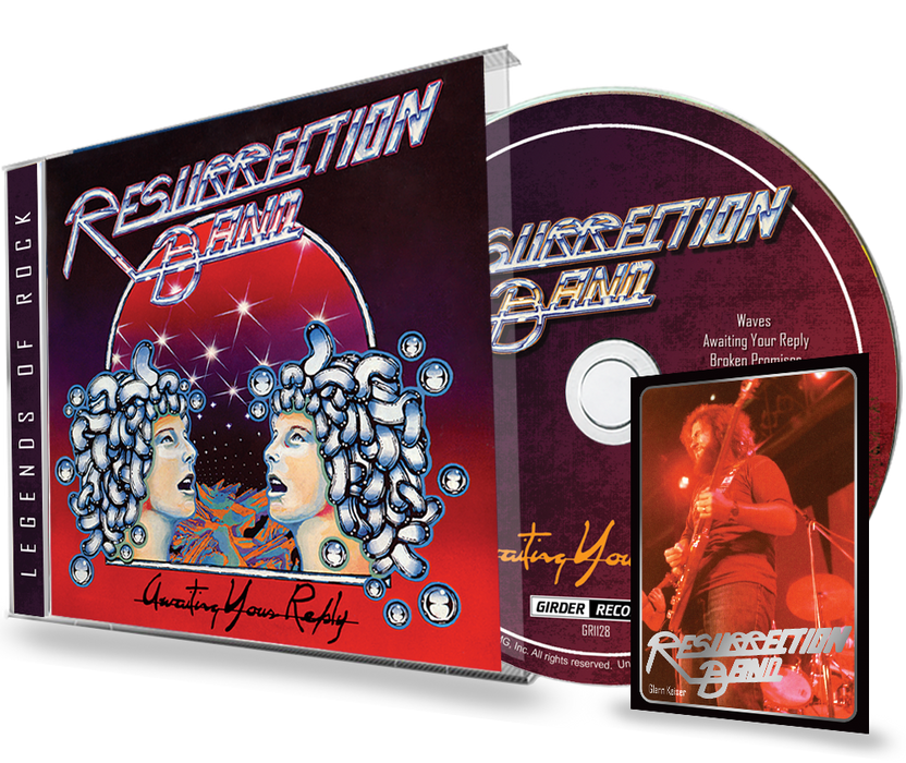 RESURRECTION BAND - AWAITING YOUR REPLY (CD) 2022 GIRDER RECORDS (Legends of Rock) Remastered, w/ Collectors Trading Card