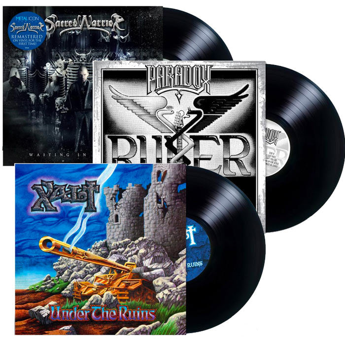 Paradox/Ruler, Xalt/Dark War, Sacred Warrior/Waiting In Darkness, (Limited Run Vinyl)