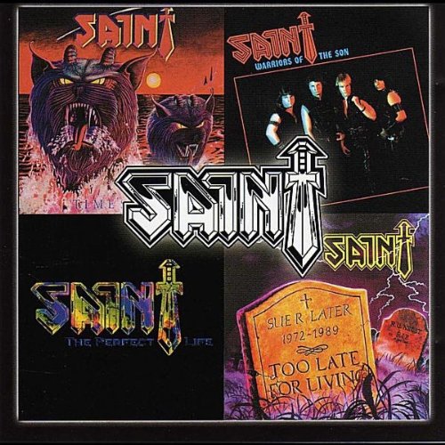 SAINT COLLECTION 1984 -1999 (4 Album, 2-CD Set) Warriors of the Son, Times End, Too Late, Perfect Life - Christian Rock, Christian Metal