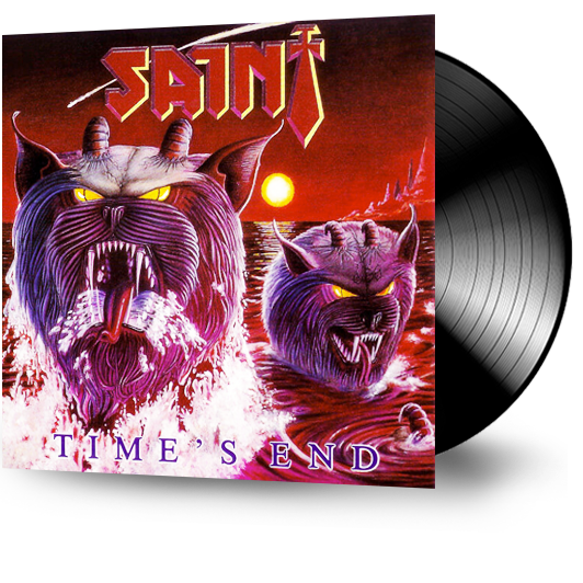 SAINT - TIMES END (Vinyl) 1986 Pure Metal - Christian Rock, Christian Metal