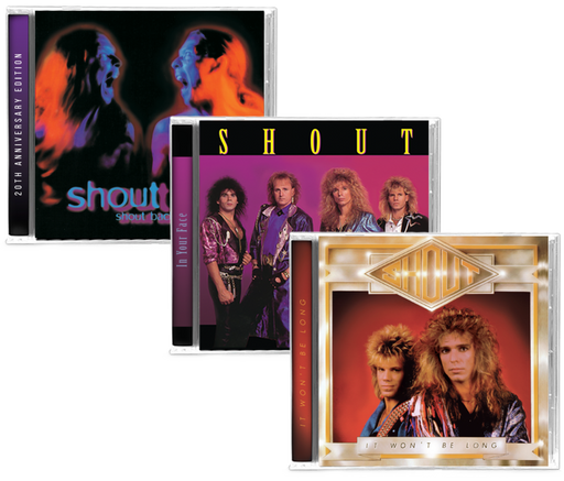 SHOUT (3 NEW-CD BUNDLE) It Won't Be Long, In Your Face, Shout Back - 2019 Girder Records - Christian Rock, Christian Metal