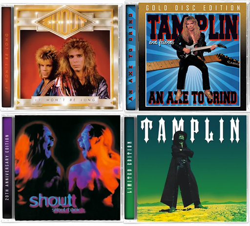Shout Tamplin 4-CD Bundle. Axe To Grind, It Won't Be Long, Shout Back, Tamplin