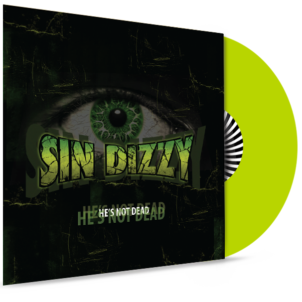 Sin Dizzy (Oz Fox) - He's Not Dead (Lime Green Vinyl) - Christian Rock, Christian Metal