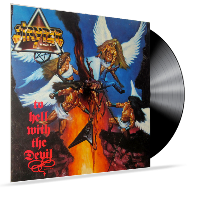 STRYPER - TO HELL WITH THE DEVIL (1986, Vinyl, Enigma) ANGEL ARTWORK PJAS-73237 - Christian Rock, Christian Metal
